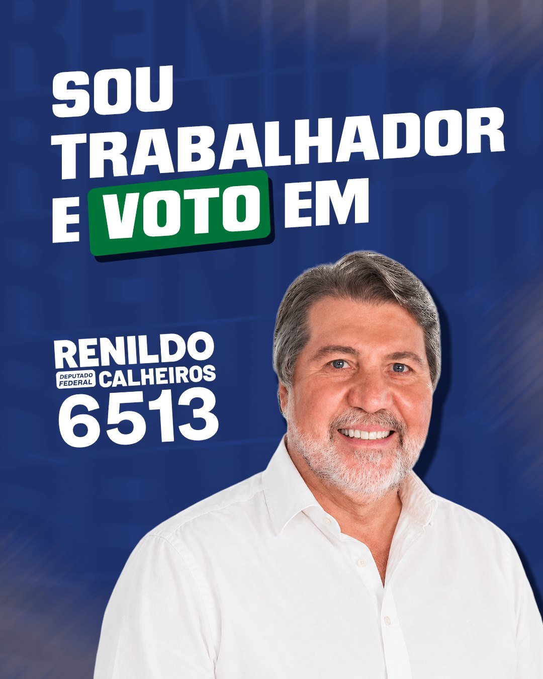 Sou trabalhador e voto