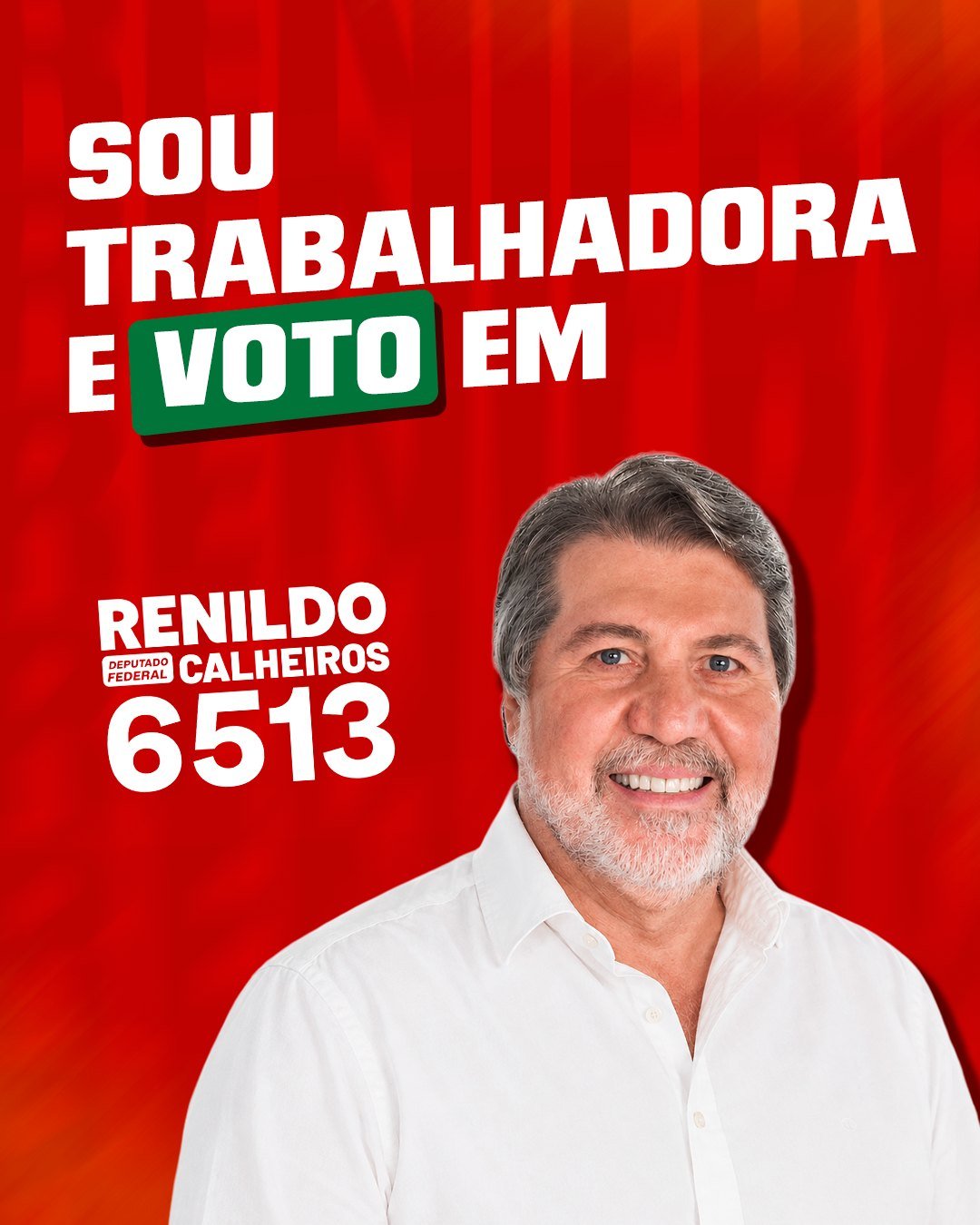 Sou trabalhadora e voto